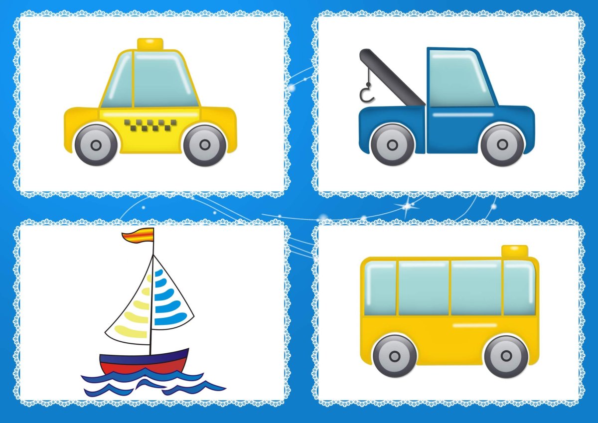 Дидактическая игра четвертый лишний транспорт