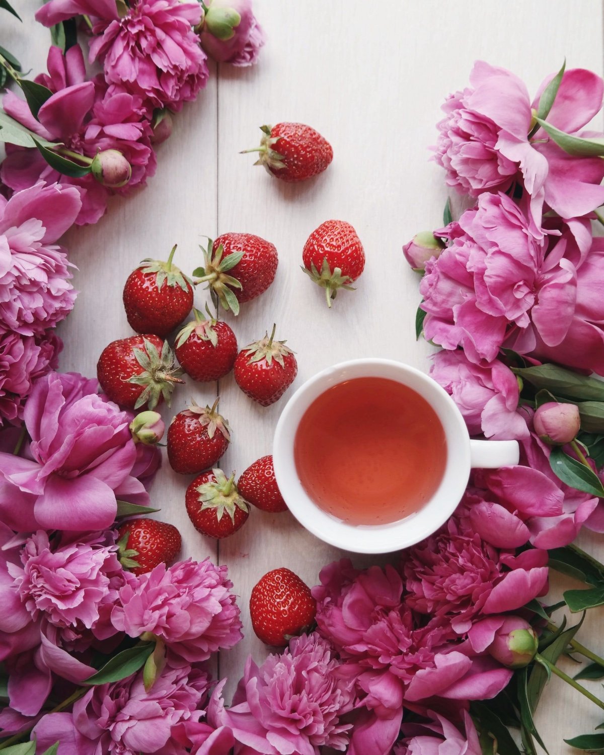 Кофе и цветы