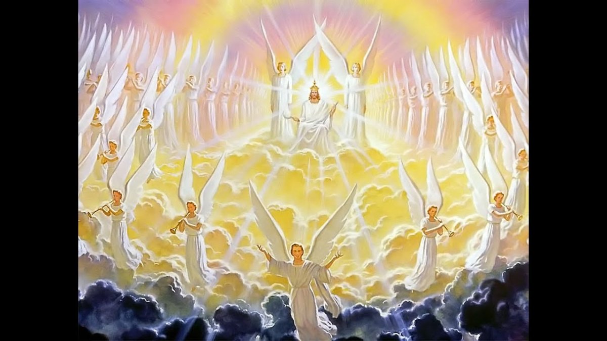 Ангелы славят Бога