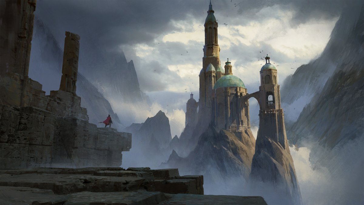 Картинки на рабочий стол фэнтези замки