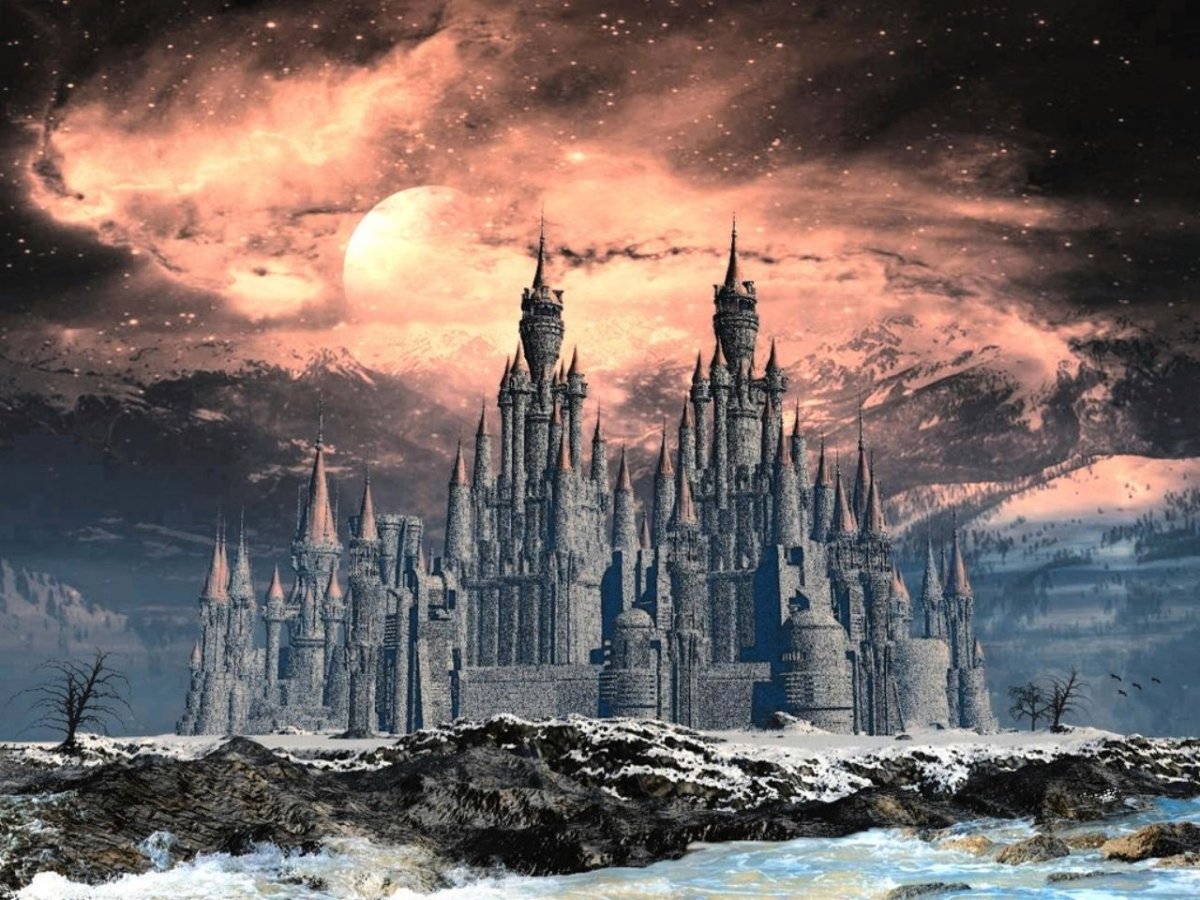 Хрустальный замок фэнтези