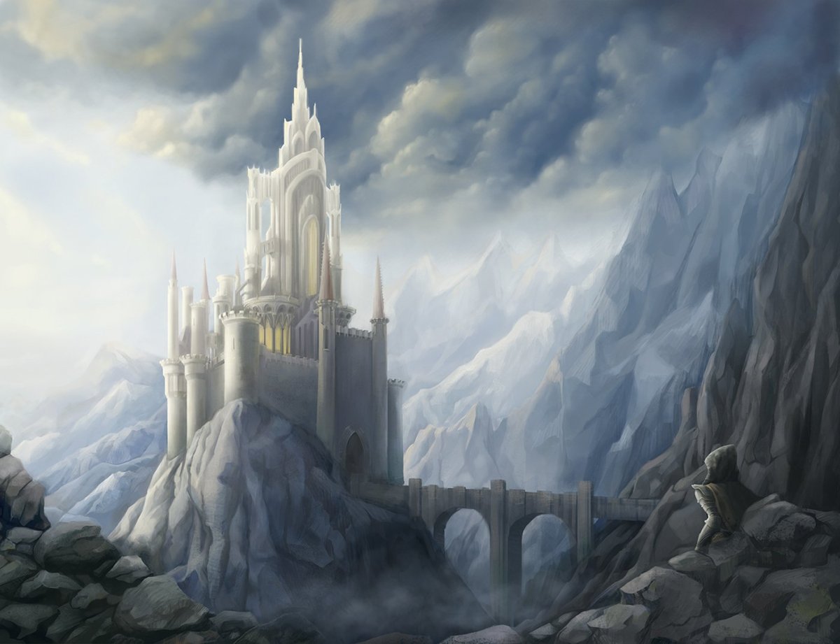 Светлый замок арт