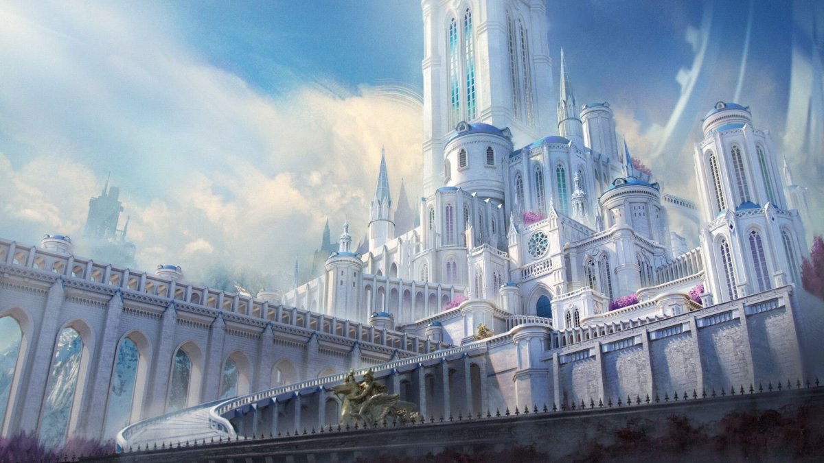 Белый замок арт