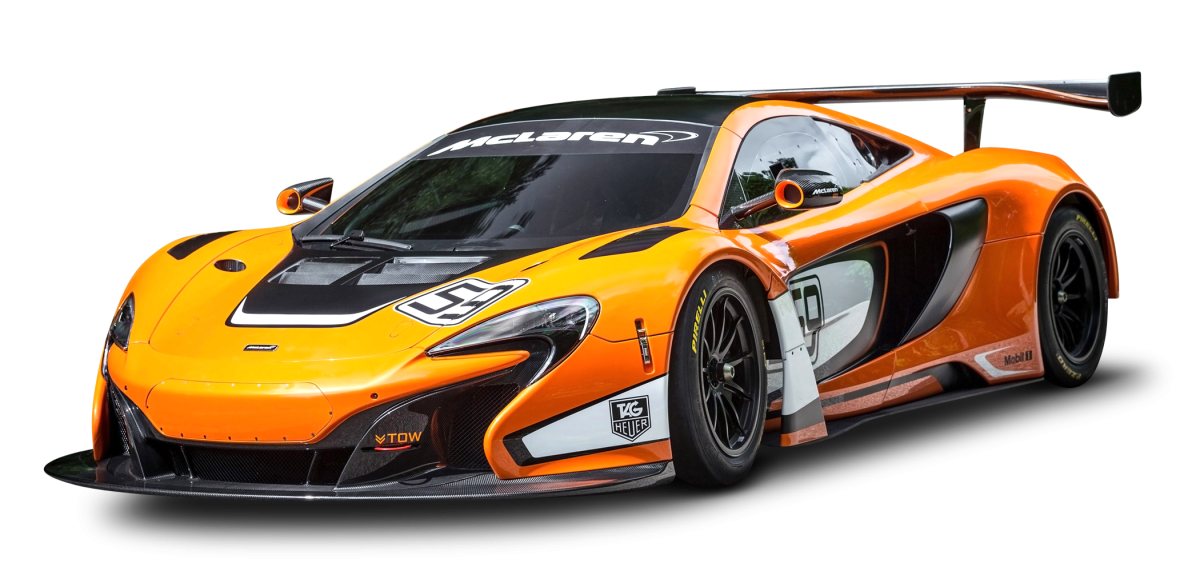 MCLAREN p1 на белом фоне
